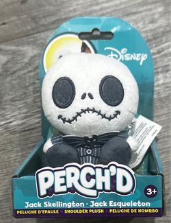Disney Jack Skellington Perch'd Shoulder Plush