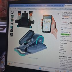 Cubii GO. Under Desk Elliptical Bike, NEW