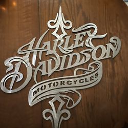 Harley Davidson Steel Sign 25”X22”