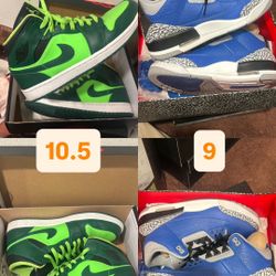 Air Jordan Bundle  / Air Jordan 1 Mid+ Air Jordan 3 Retro 
