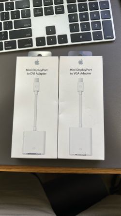 Apple Mini DisplayPort to DVI and VGA Adapters