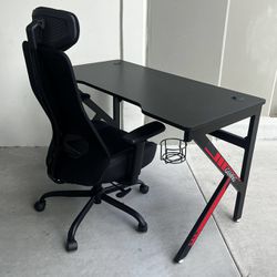 Game Desk With Office Chair Brand New