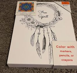 Free Spirit Coloring Canvas