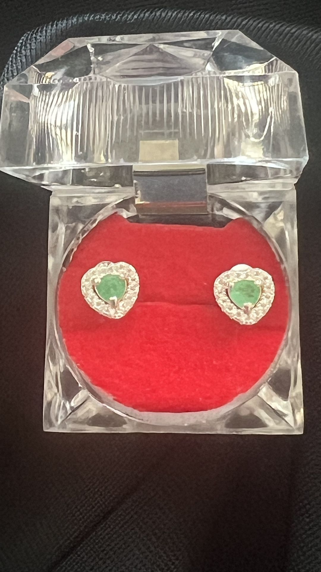 Colombian Emerald Earrings And Bracelet.