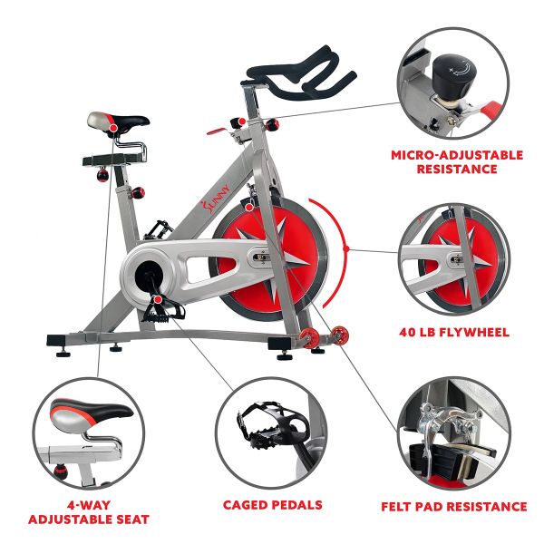 amazon sunny spin bike