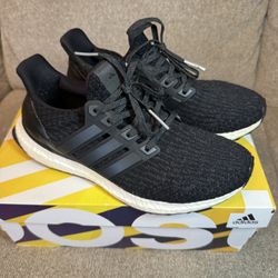 Adidas Ultra Boost 3.0 J-Core Kids/Womens Shoe Black Size 5.5