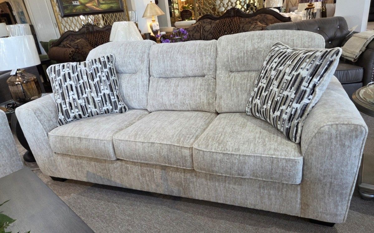 Beige Sofa New (Fabric)