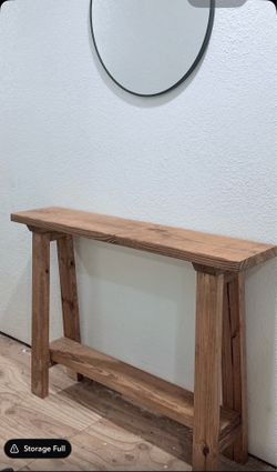 Handmade Entryway table