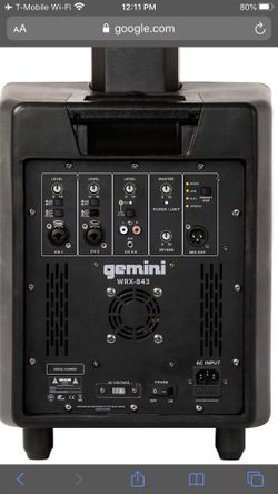 WRX-843: MODULAR LINE ARRAY BLUETOOTH SPEAKER SYSTEM. BRAND NEW NEVER OPEN. MSRP $500