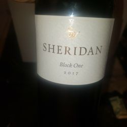 Sheridan Blok One Wine.