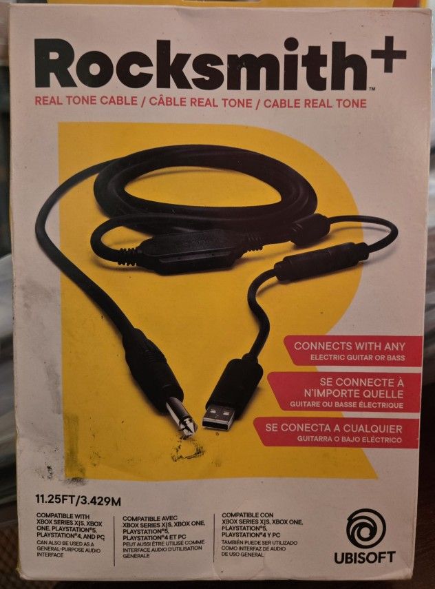 Ubisoft Rocksmith Real Tone USB 11.25ft. Audio Cable