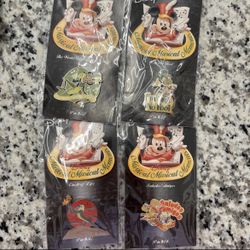 Disney Magical Musical Moments Pin Lot Of 4 - BRAND NEW