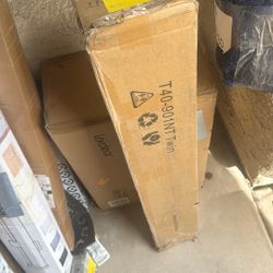 New Black Metal Twin Bed Frame 