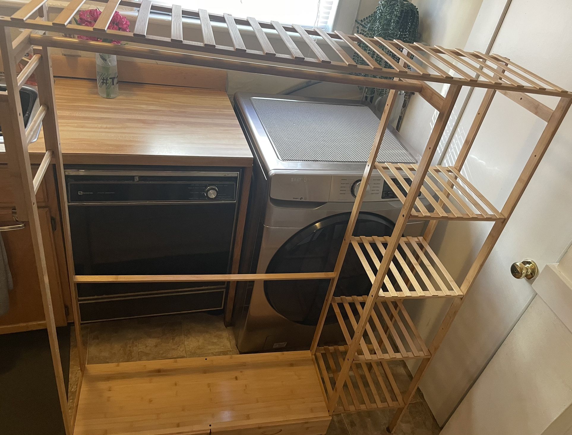 Brand New Wooden Storage Rack With Shelves