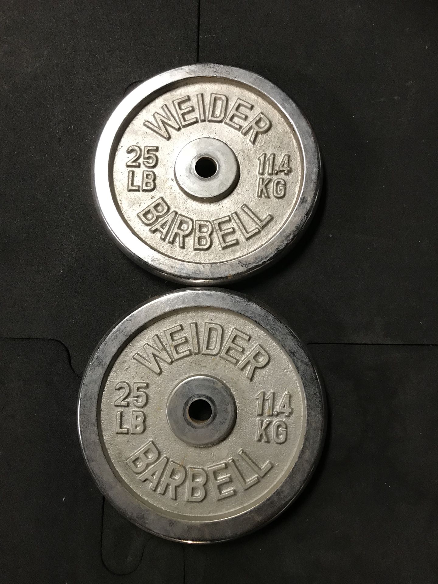 Standard weights (2x25s) for $30 Firm!!!