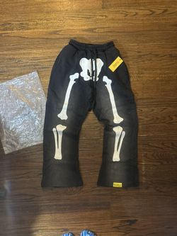Awful Lot Of Cough Syrup Reaper Flare Sweatpants Black
