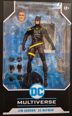 DC - MULTIVERSE - BATMAN ( JIM GORDON AS BATMAN) BRAND NEW!