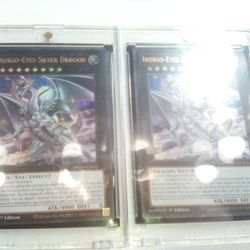 Indigo Eyes Silver Dragon x2