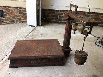 Antique 1800s Howe Platform scale