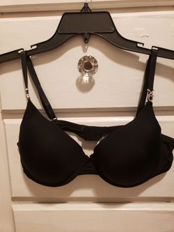 XOXO Black Sexy Push Up Bra With Metal Letters New