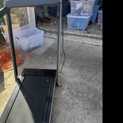 Treadmill can fold and go under desk no remote can but from Amazon for $20