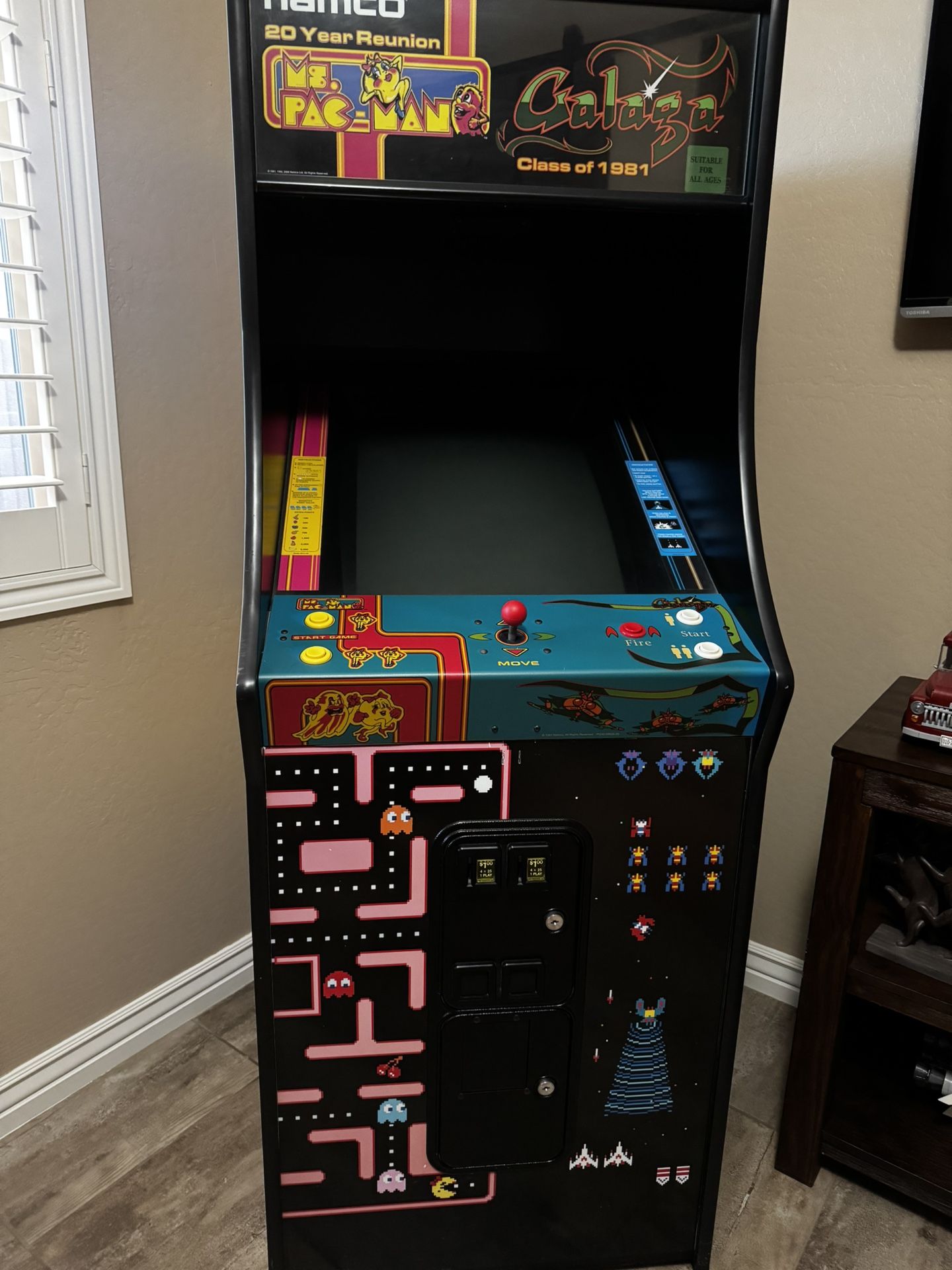 Ms Pac-Man Galaga Machine