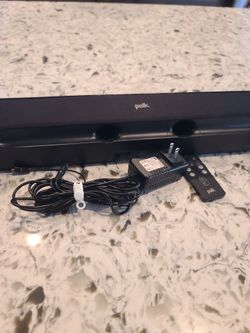 Polk Audio: Model DSB1 - Cinema Sound Bar - Cords & Remote