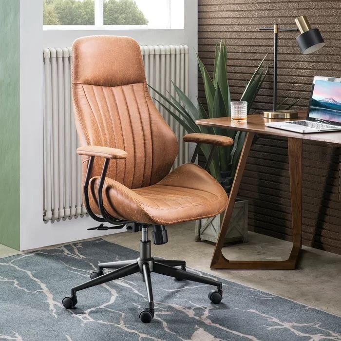 Albaugh Suede Commercial Use Executive Chair