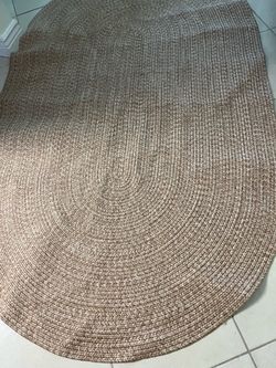 Rug jute rug 60x90 oval