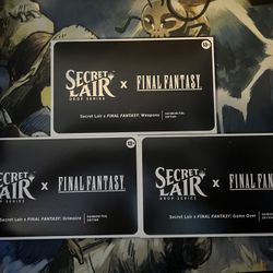 Secret Lair Final Fantasy Magic The Gathering Rainbow Foil Set