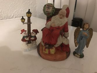 Collectible Christmas statues