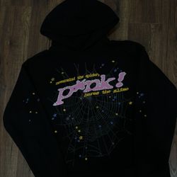 Pink Spider Hoodie