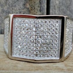 NEW Solid 925 Sterling Silver men Ring Size 12