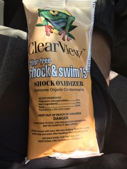 Non chlorine swimming pool shock