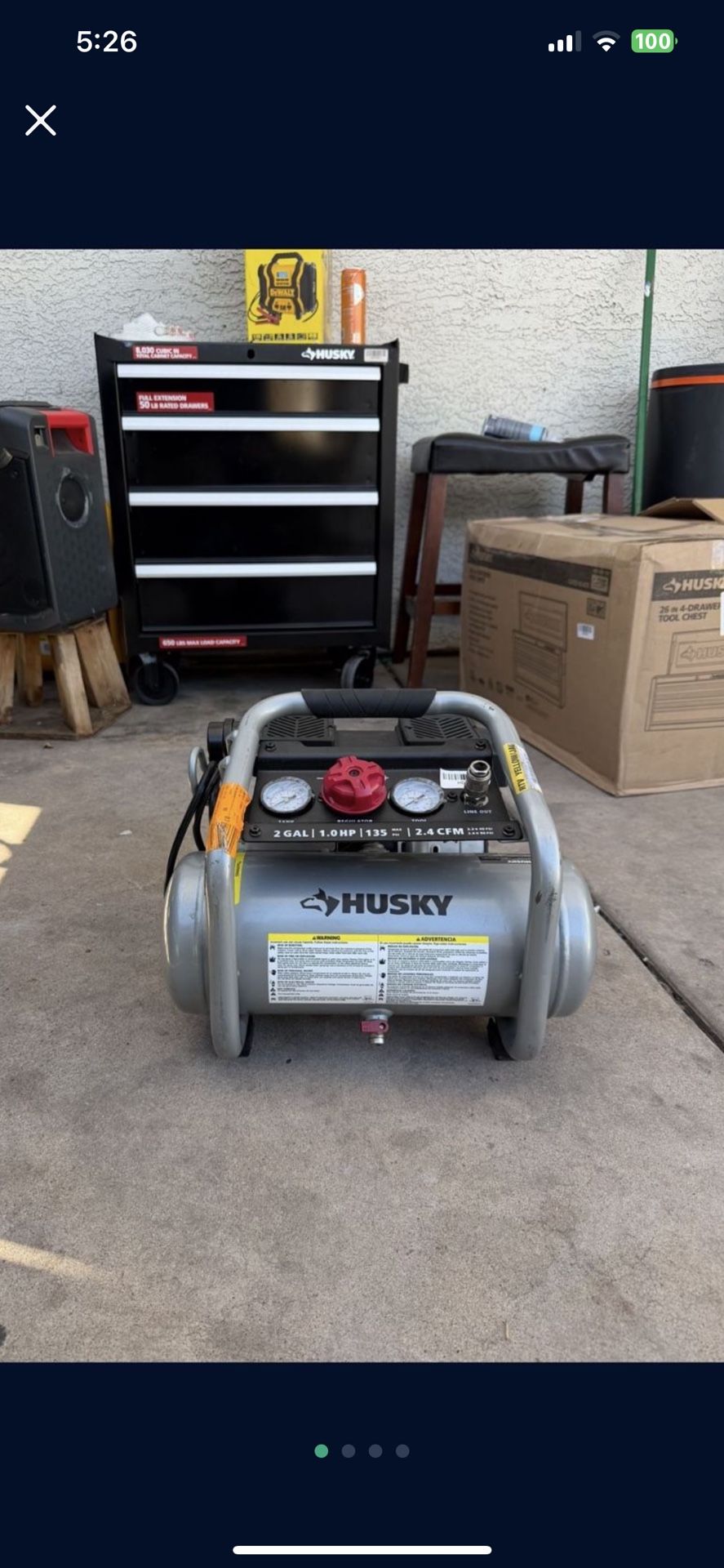 Husky compressor 