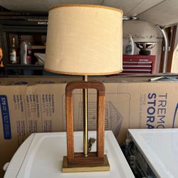 Antique Wood Lamp 