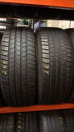 265/70/16 (4) Michelin installed