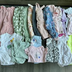 Full 0-3 Baby Girl Spring/Summer Wardrobe 