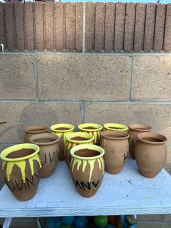 Decorative Clay Cups