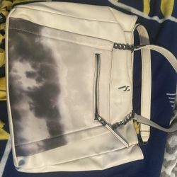 Simply Vera. Vera Wang Grey Tie Dye Rockbridge Tote Bag for Sale