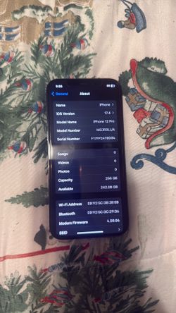 iPhone 12 Pro 256 GB Storage - Unlocked