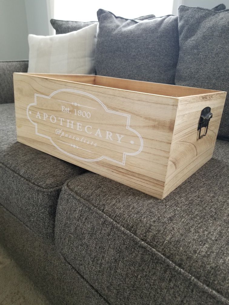 Large wooden crate