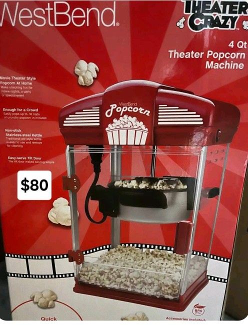 Popcorn Machine Great For Party's