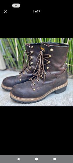Carolina 8" Leather Work Boots Men's Size 12D – EH Safety Toe USA Workwear