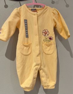 Carter's Baby Girl Fleece Romper 6 Months