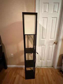 Lamp With 3 Tier Shelves. - $1