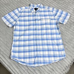 Hurley boys 100% cotton  button up size Large 