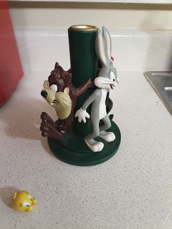 Looney Tunes Bugs Bunny & Taz Candle Holder