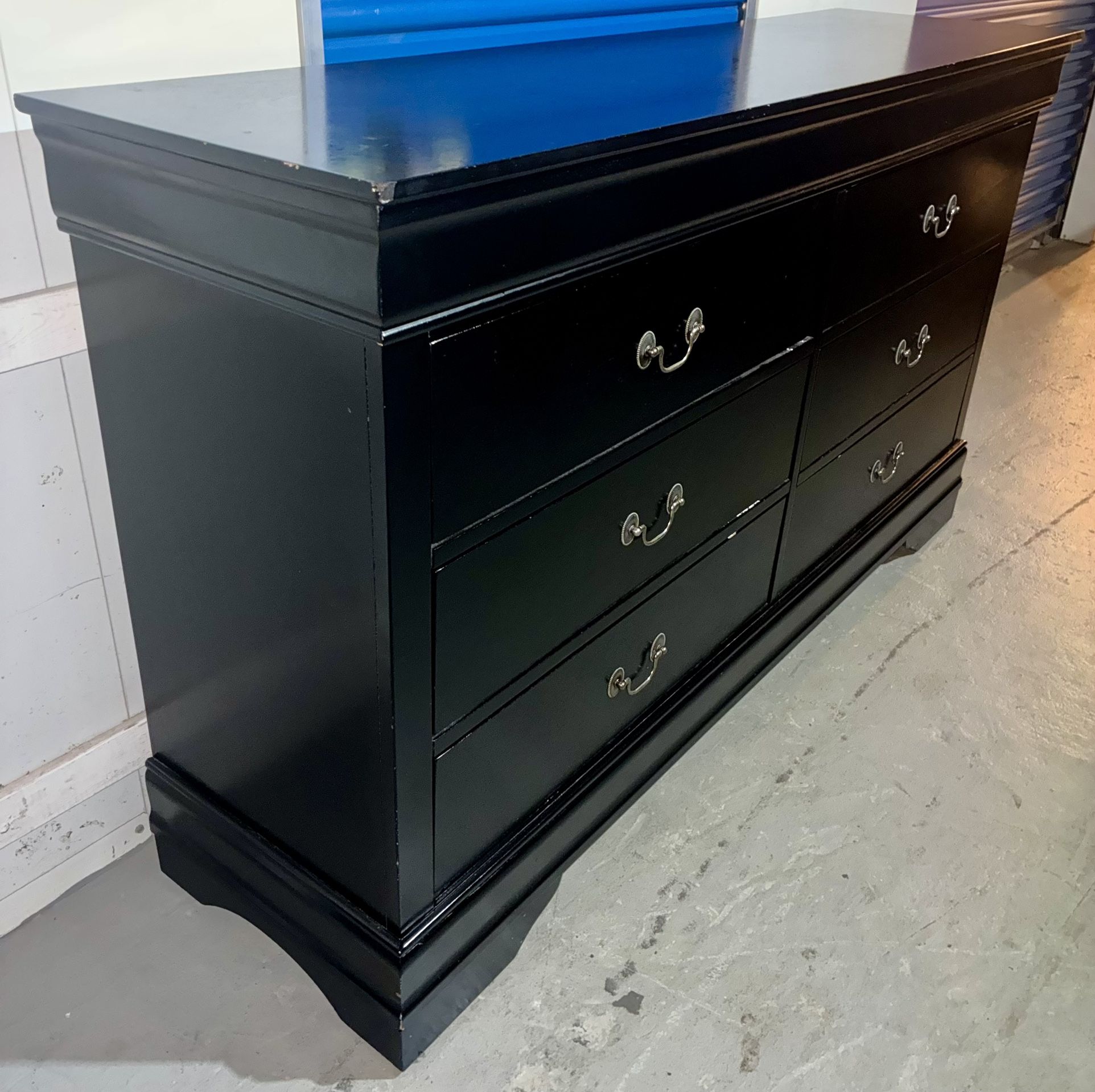 Solid Matching Black Dresser Set (+Free Local Delivery)