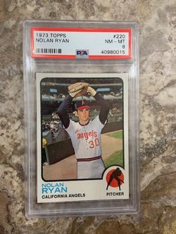 1973 TOPPS NOLAN RYAN PSA 8
